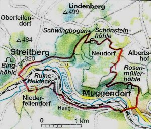 Wanderweg, Neideck - Muggendorf
