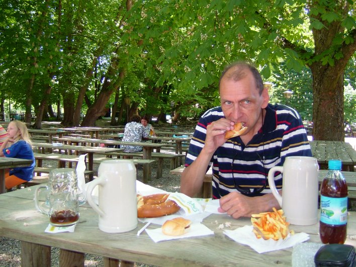 Schloßallee Haag - Biergarten, 28. Mai 2005