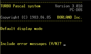 Turbo Pascal V3